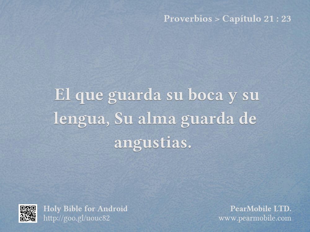 Proverbios, Capítulo 21:23